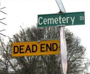 cemetery and dead end streets