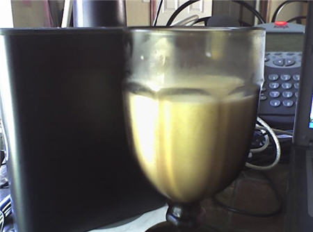 Glass of cold milk