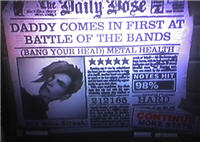Guitar Hero newspaper Bang Your Head Guitar Hero newspaper Bang Your Head