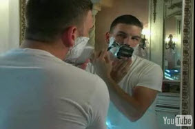 goatee saver template on face