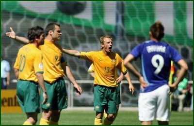 Soccer player arm is very long Soccer player arm is very long