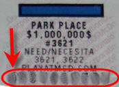 mcdonald's monopoly game piece