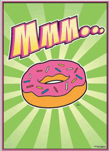 Pink Homer Simpson donut Pink Homer Simpson donut