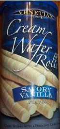 Cream Wafer Rolls, Savory Vanilla