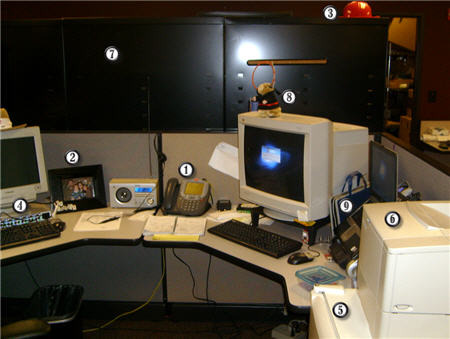 work cube outlined with pictures