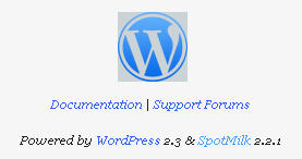 wordpress 2.3 upgrade 